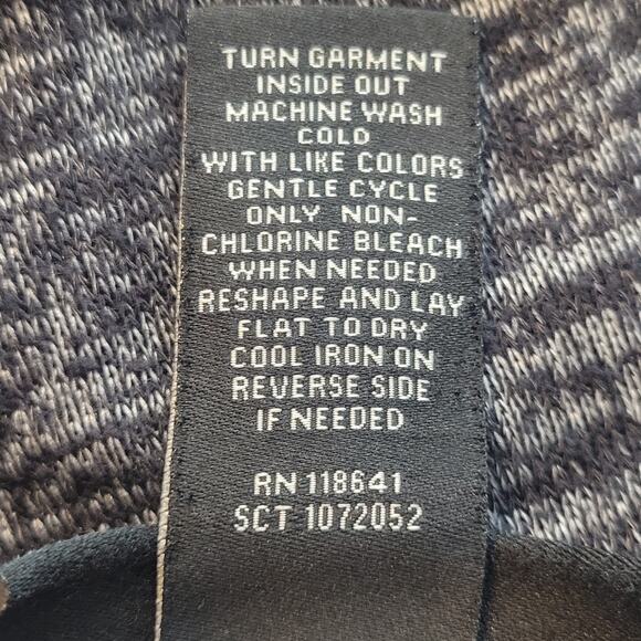 Lane Bryant Black and Gray Asymmetrical Top 22/24 - Picture 4 of 5